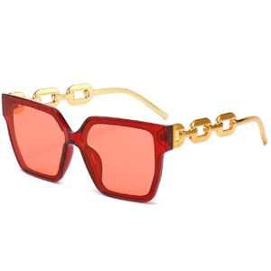 Red-transparent frame, red-transparent film