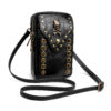 Wholesale PU Skull Head Rivet Mobile Phone Bags