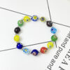 O1CN01jQ7YVP1jWF3Cs4LES_2864374555-0-cib Wholesale 8mm Thousand Flower Glazed Beads Mixed Color Stretch Bracelet