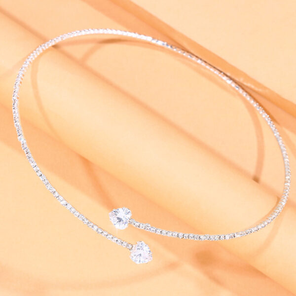 Wholesale Heart Shiny Alloy Necklaces