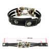 O1CN01jSs8iB2M0ss6nb4RD_3423129766-0-cib Wholesale Easter Rabbit Button Woven Beaded Leather Bracelet