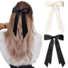 Wholesale Fabric Ribbon Bow Spring Clip Hairpin