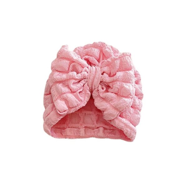 O1CN01jUftXg1Bs2n31dFOx_0-0-cib Wholesale Fabric Kids Bubble Big Bow Beanie Hat