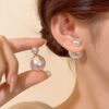 Wholesale Double-sided Pearl Earrings