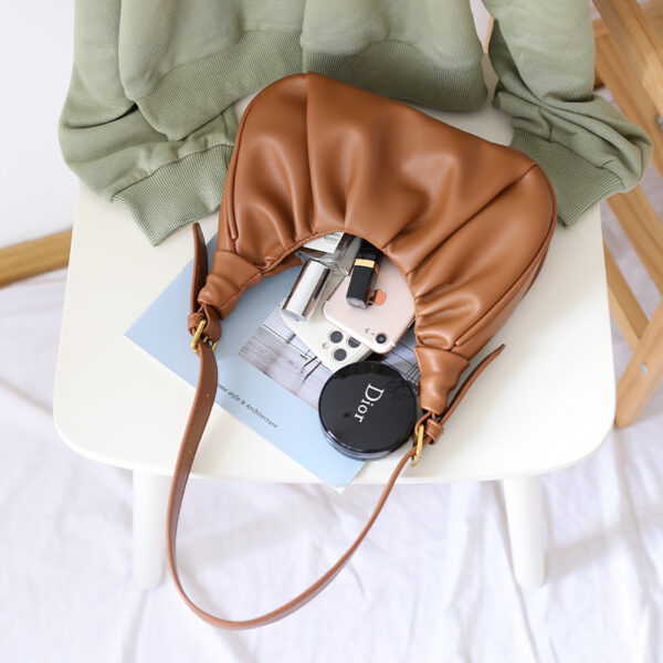 Wholesale Pleated Cloud PU Single Shoulder Crossbody Bag