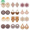 Wholesale Vintage Hollowed Out Wood Earrings