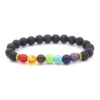 Wholesale Handmade Beaded Men's Volcanic Stone Bracelet