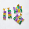 Wholesale Three Color Carnival Acrylic Earrings