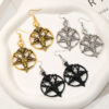 Wholesale Literary Skull Head Sheep Head Demon God Earrings