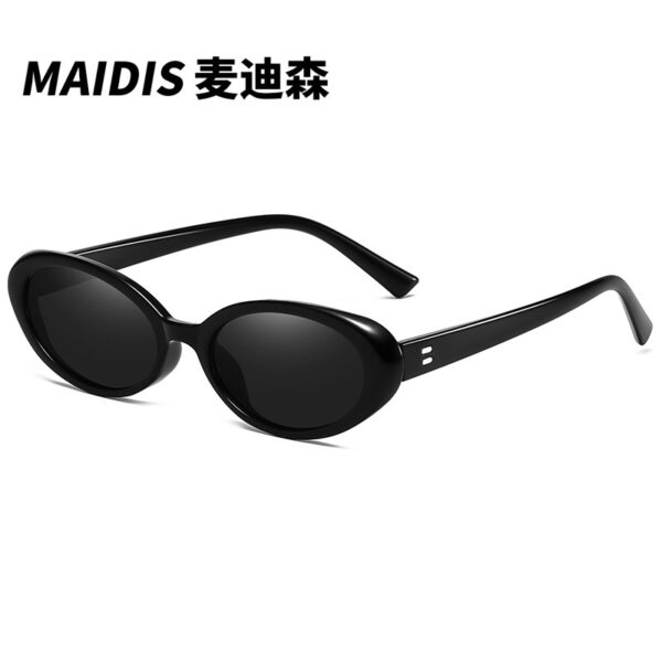 Wholesale PC Retro Oval UV Resistant Sunglasses