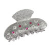 Wholesale Acrylic Diamond Studded Star Moon Valentine's Day Hair Clips
