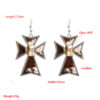 O1CN01je9atz2LDsVrPXXs3_2206398079659-0-cib Wholesale Cross Alloy Inlaid Glass Diamond Leopard Print Leather Earrings