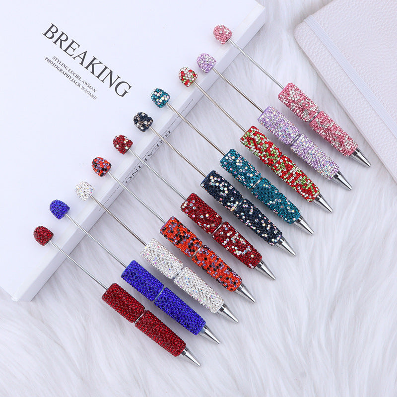 Wholesale DIY Heavy Industry Diamond Set Pure Handmade Full of Diamonds, Personality Luxury Ballint Pen