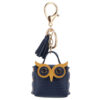 Wholesale Owl Bluetooth Headphones Artificial Leather Storage Bag Keychain