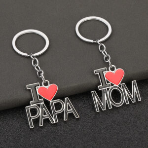 Wholesale Mother's Day Love Letter Zinc Alloy Home Keychain