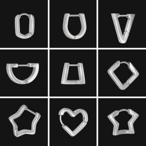 O1CN01jiF1Ci1SBlbbk4QVJ__2969092209-0-cib Wholesale Alien Shaped Stainless Silver Punk Earrings