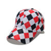 Wholesale Geometric Diamond Plaid Outdoor Casual Polyester Baseball Cap