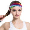 Wholesale Fabric Amazon Rainbow Sport Headband