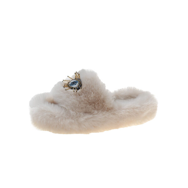 O1CN01jjhCjl2Htm8s2mgm7_2773349209-0-cib Wholesale Devil's Eye Thick Sole Plush Slippers