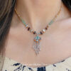 Wholesale Handmade Beaded Tibetan Style Vintage Tassels Necklaces