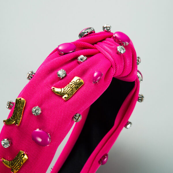 Wholesale Exquisite Fabric Headband with Diamonds