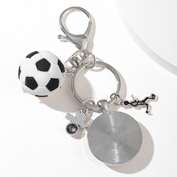Wholesale Metal Mother's Day Father's Day Graduation Season Football Keychain