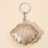 Wholesale Leather Pearl Shell Keychain