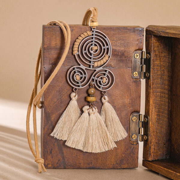 Wholesale Alloy Long Tassel Pendant Necklace