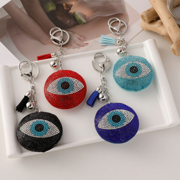 O1CN01joXDlr2A5DE1JhIRw__1874418151-0-cib Wholesale Hot Diamond Devil's Eye Keychain