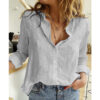 Wholesale Loose Long Sleeved Linen Shirts