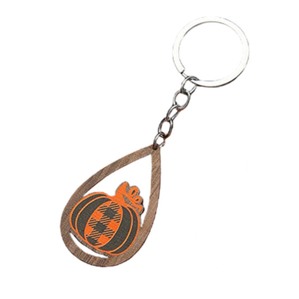 O1CN01jpJDZc1bFjkHF8x1b_2857743436-0-cib Wholesale Halloween Water Drops Pumpkin Ghost Print Wooden Keychain