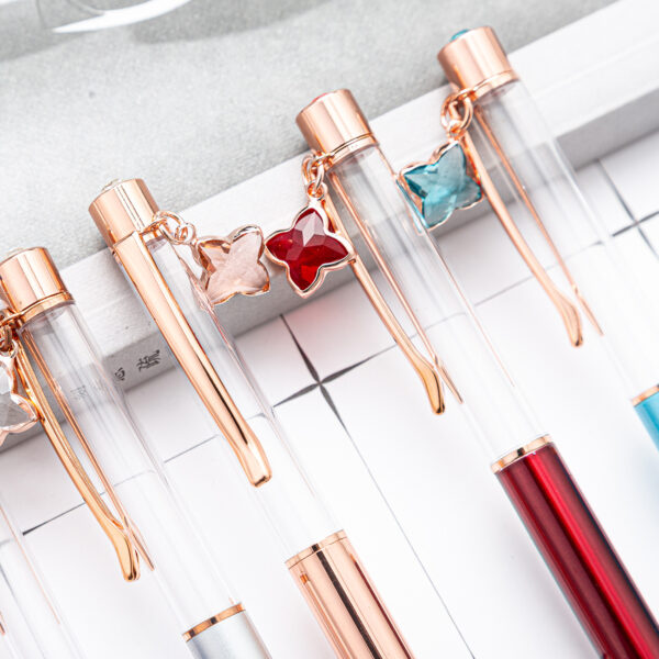 O1CN01jtUovd1cHObQTqX2T_933993575-0-cib Wholesale DIY Empty Four-leaf Clover Metal Ballpoint Pen