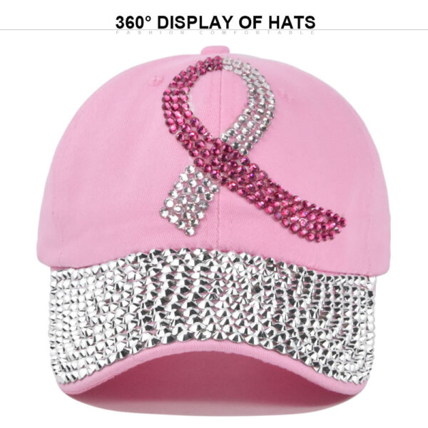 O1CN01juKIuS1YUtwQkLwkh_3361583063-0-cib Wholesale Polyester Glitter Diamond Fan With Baseball Cap