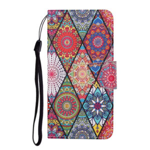 Diamond Totem-Cutter Head Painted Leather Case / iPhone15