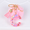 O1CN01jvossF2GvmO8vprnr_2206519729078-0-cib-3 Wholesale Popular Fur Ball Love Letter Resin Keychain