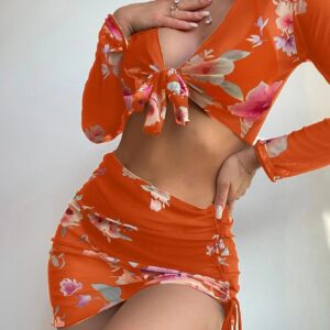 Orange Flower / XL