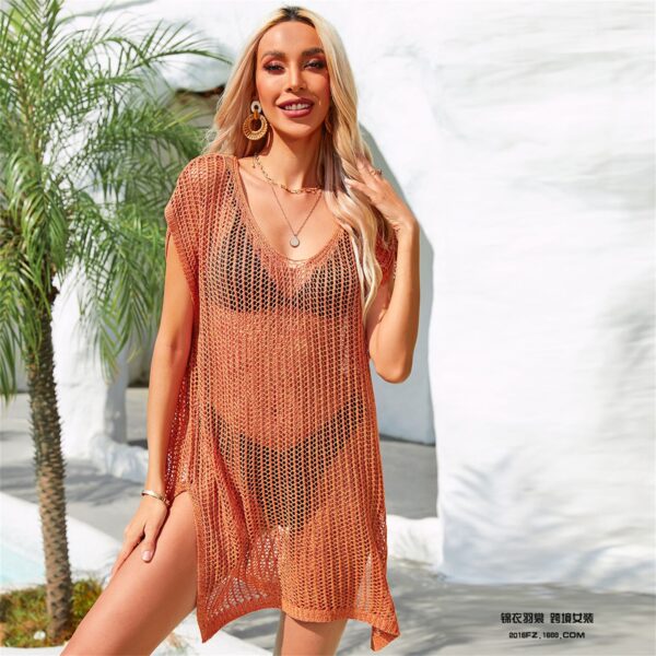 Wholesale Open Knit Cover Up Nylon Swimwear