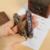 Wholesale Tibetan Vintage Nepalese Brass Bracelet with Turquoise