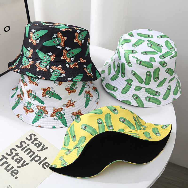 Wholesale lyester Ft Pattern Print Bucket Hat