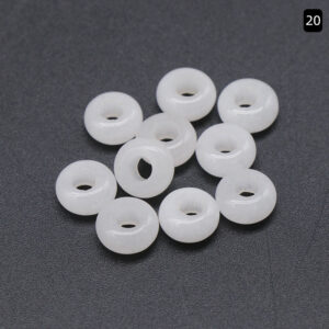 5X10mm White Jade