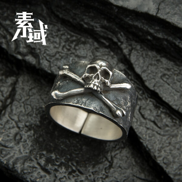 Wholesale Vintage Goth Theme Skull Alloy Rings