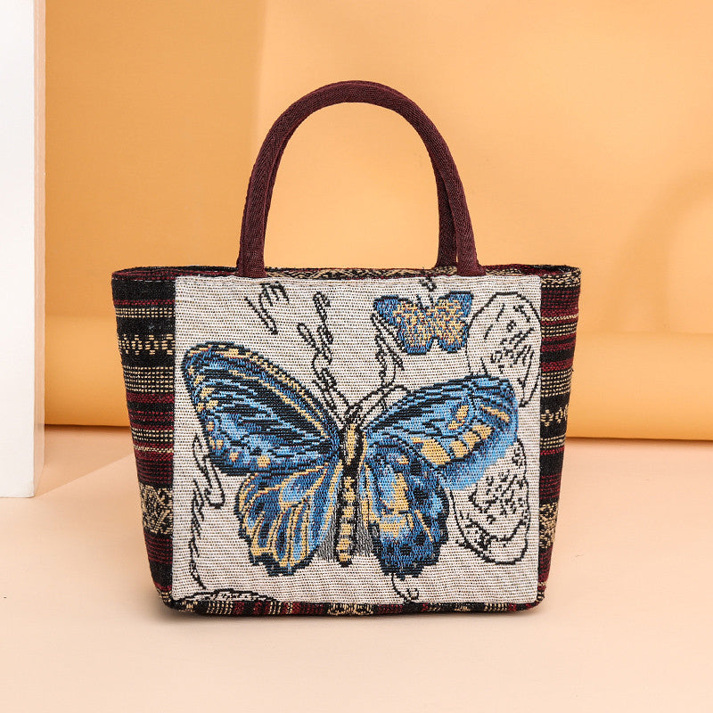 Wholesale Cotton and Linen Canvas Zipper Bag Small Cloth Bag