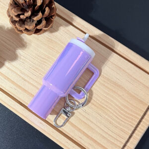 Colorful light purple/silver buckle