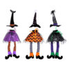 O1CN01k3LWFN1DlIMcbFkzT_3371810256-0-cib Wholesale Halloween Witch Hat Long-legged Wine Bottle Set Ornament