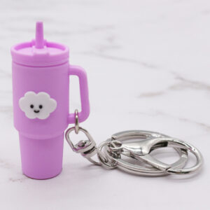 Purple Cloud Keychain