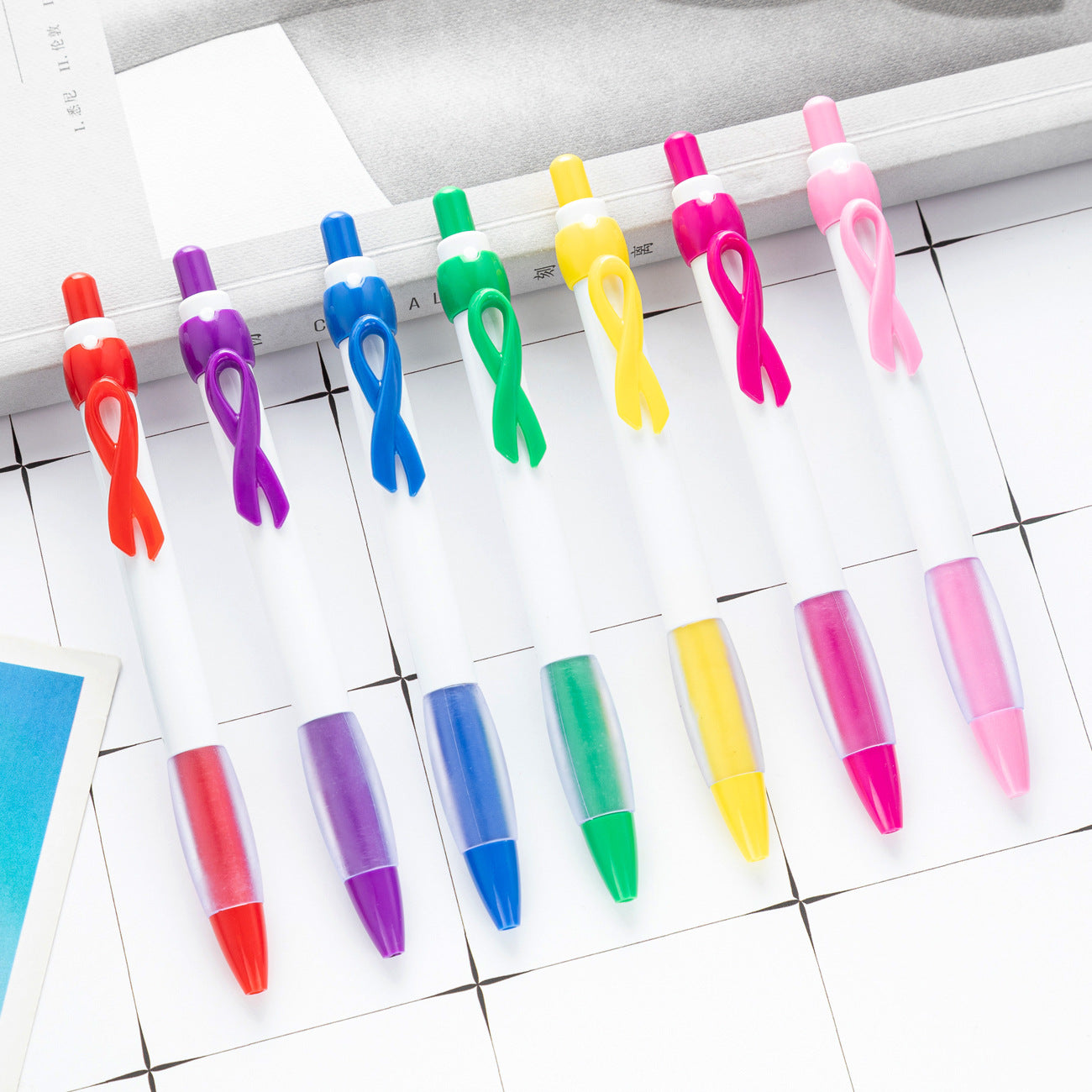 Wholesale Plastic Color Bowknot Ballint Pen