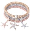 Wholesale Tree Starfish Alloy Bracelet