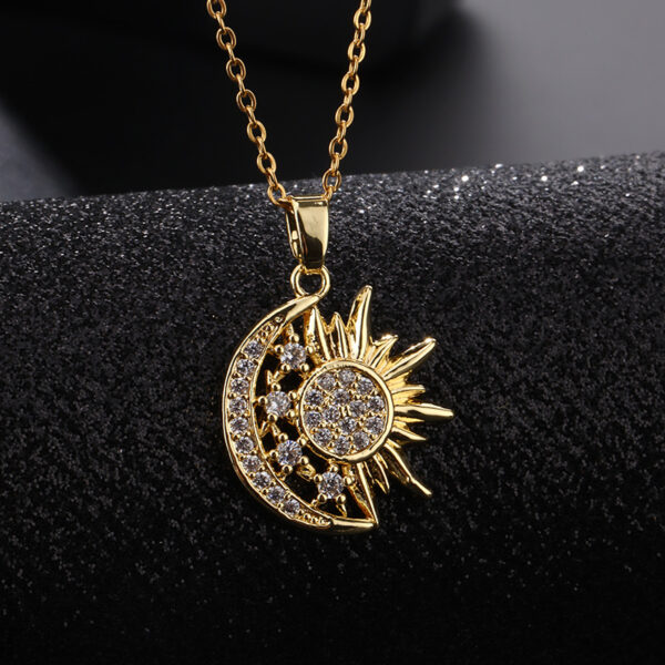 Wholesale Sun Geometry Copper Necklaces