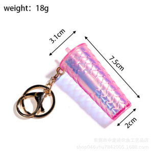 Pink dragon scale cup gold buckle / 2