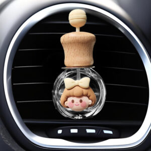 Brown Princess round perfume bottle (without perfume)